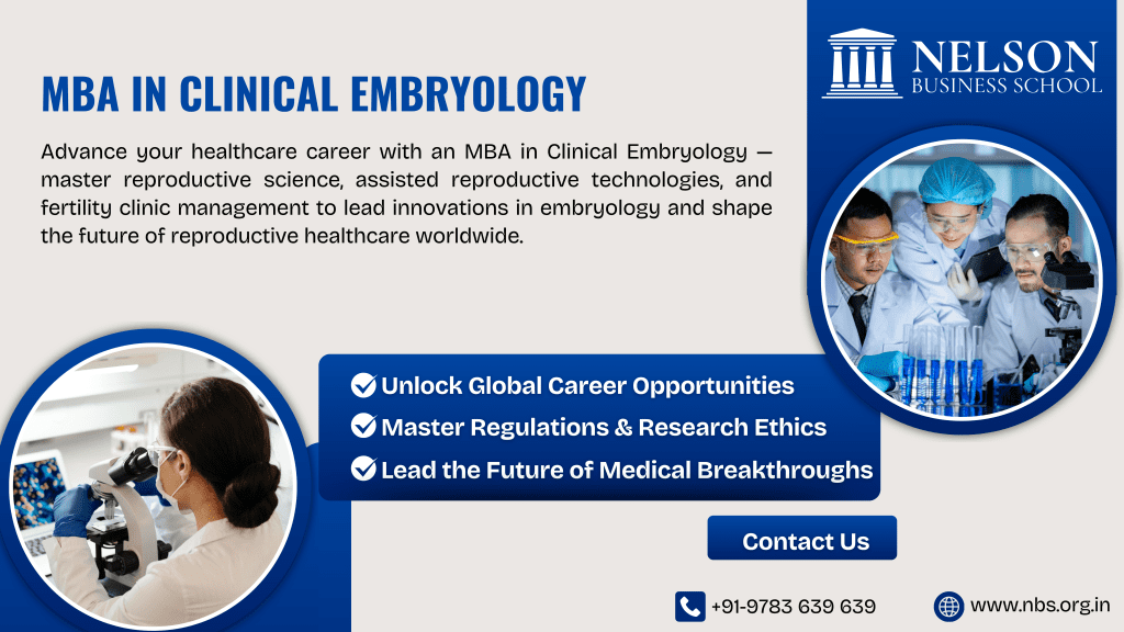 MBA in Clinical Embryology