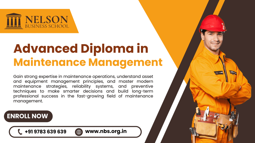 Advanced Diploma in Maintenance Management