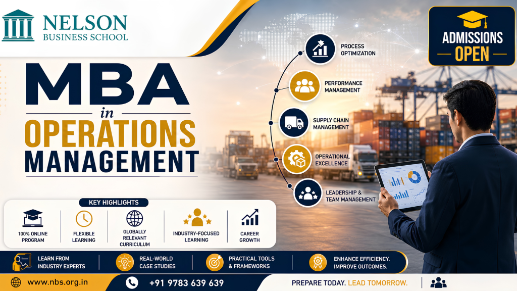 MBA in operations Management