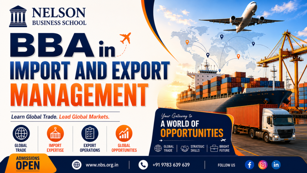 online BBA in Import and Export management