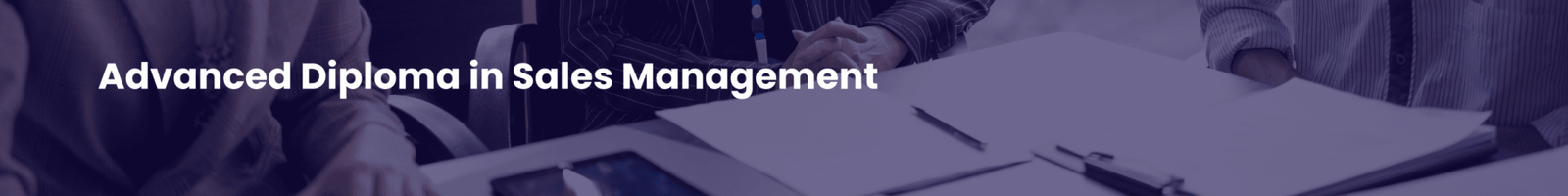Adv diploma in Sales management